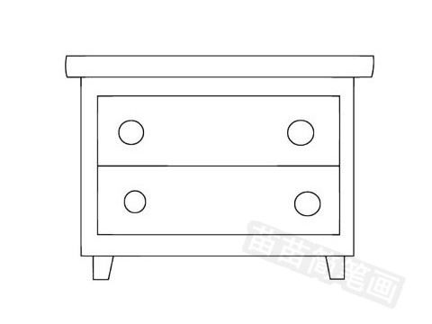柜子簡筆畫大全 從廚具到衛具的創意繪制教程